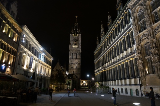 Night walk in Gent, Belgium